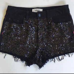 EUC PINK Victoria’s Secret Black Shorts
